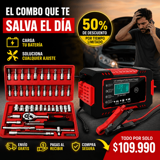 Cargad Bateria Carro Moto 12v+Raches X46