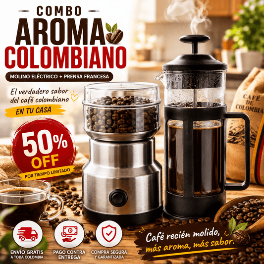 Molino de Cafe Mas Prensa Francesa